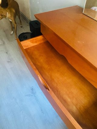 Cómoda madera cerezo 4 cajones