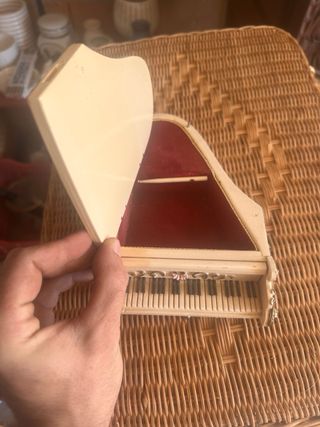 Pianos de cola miniatura decorativo