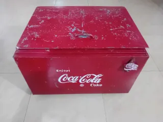 Nevera Portátil Coca Cola Original Años 50