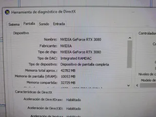 PC Gaming Nvidia RTX 3080