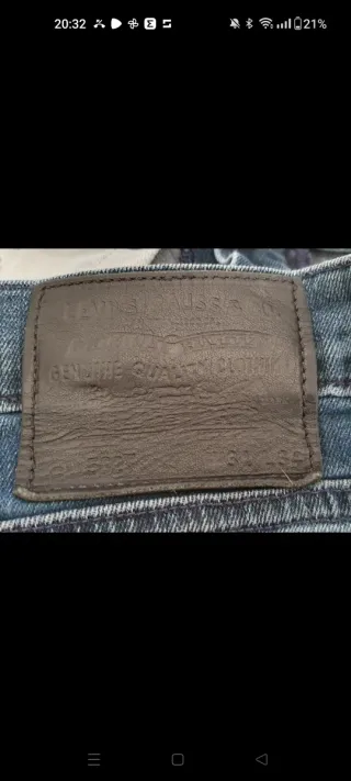 Pantalón Levi's Azul Talla 31x34 502