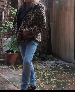 Chaquetón Leopardo Beige y Marrón