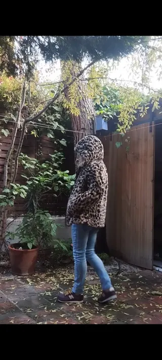 Chaquetón Leopardo Beige y Marrón