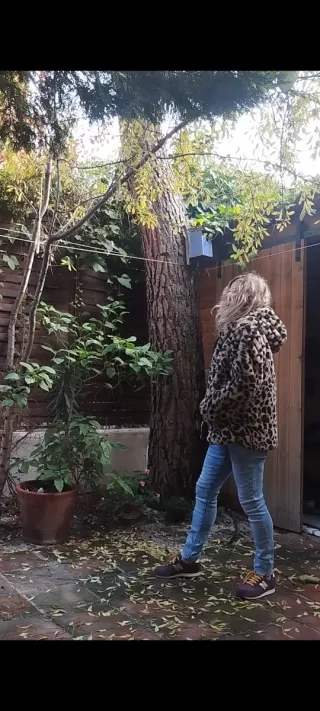 Chaquetón Leopardo Beige y Marrón