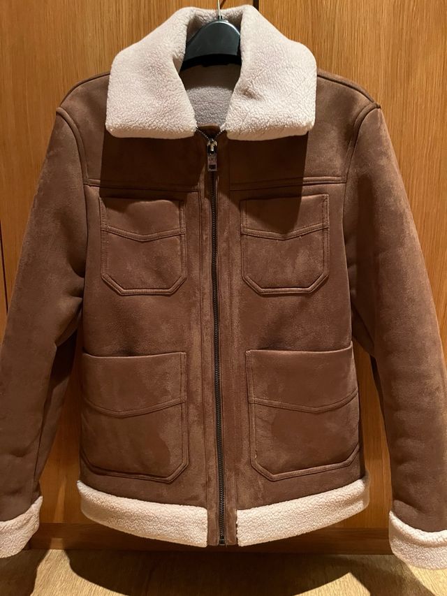 Chaqueta ante y borrego