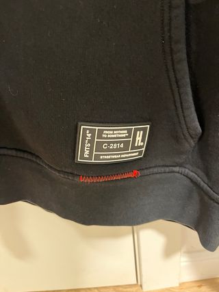 Sudadera Hoodrich Negra Talla XL