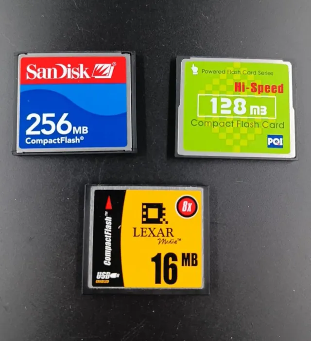 Compact flash 128 y 256