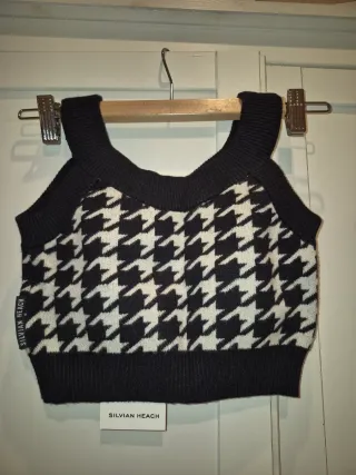 Top corto pata de gallo Silvian Heach