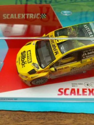 Scalextric Skoda Fabia WRC 2 cohete Suárez