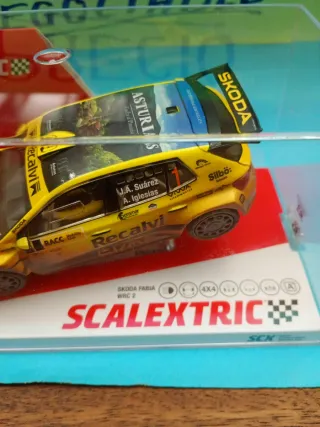 Scalextric Skoda Fabia WRC 2 cohete Suárez