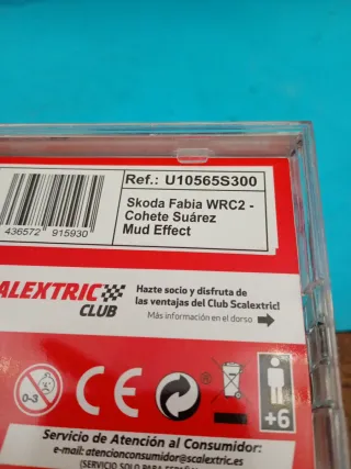 Scalextric Skoda Fabia WRC 2 cohete Suárez