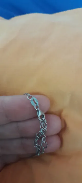 Collar Plata Zafiro India antiguo