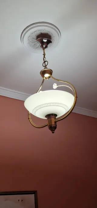 Lámpara de techo. 6 pantallas