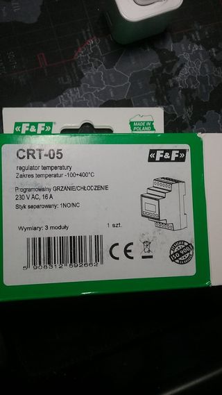 Controlador Temperatura F&F CRT-05