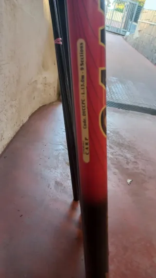 Caña de pesca enchufable 13m