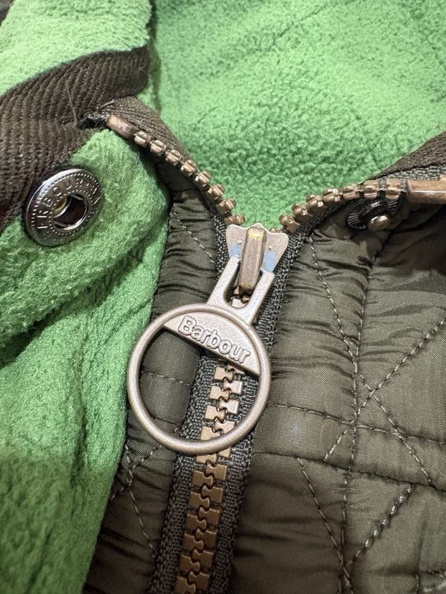 Barbour Giacca Trapuntata Verde Taglia 42