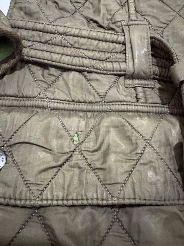 Barbour Giacca Trapuntata Verde Taglia 42