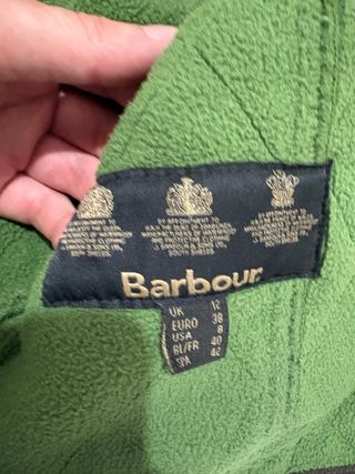 Barbour Giacca Trapuntata Verde Taglia 42