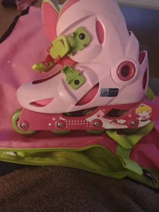 Patines Oxelo Niña Talla 32-34 con bolsa