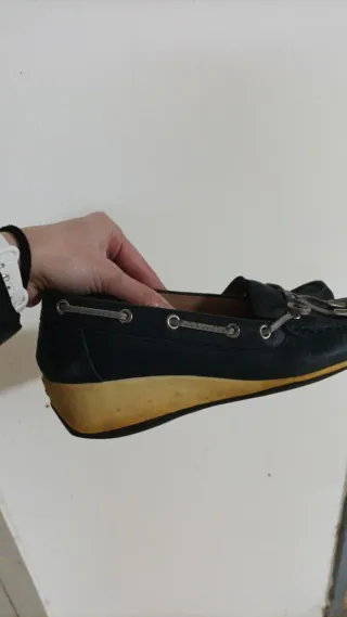 Mocassini Geox blu donna Tg 38