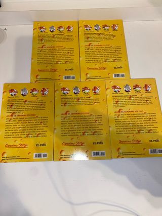 pack de libros de geronimo stilton