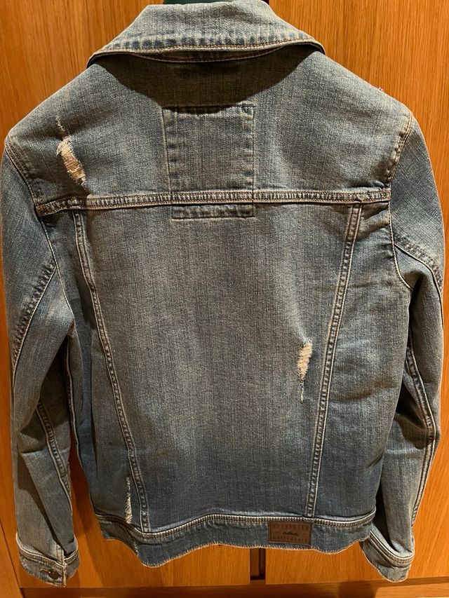 Chaqueta Vaquera Hollister Azul