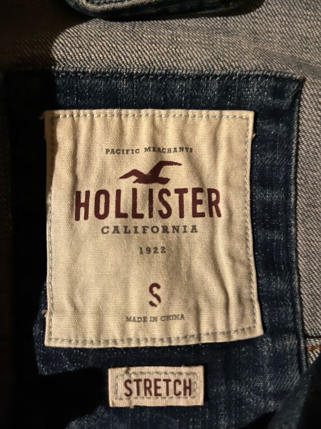 Chaqueta Vaquera Hollister Azul