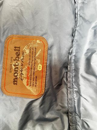 Mont-bell Plumas Down Parka M (95) Azul/Teja