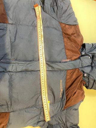 Mont-bell Plumas Down Parka M (95) Azul/Teja