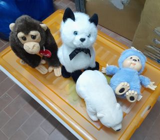 Peluche Trudi scimmia, orso, gatto e vario