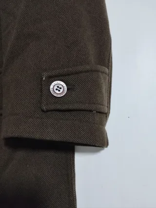 Chaqueta Lana Yves Saint Laurent Marrón Vintage