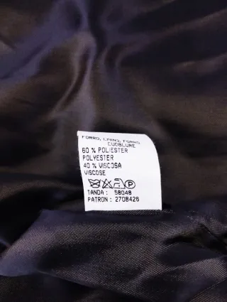 Chaqueta Lana Yves Saint Laurent Marrón Vintage