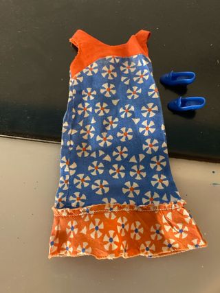 vestito Barbie più scarpe 1978