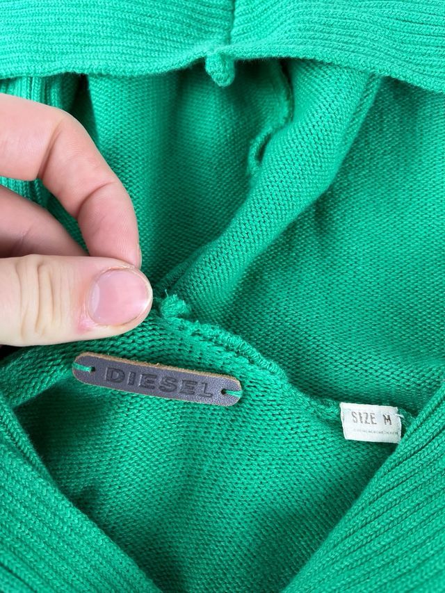 Jersey Diesel Verde Vintage Talla M
