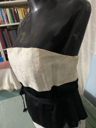 Blusa fiesta bicolor