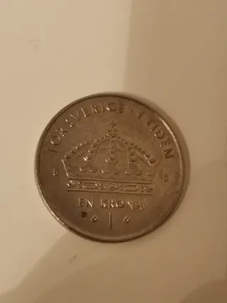 1 Corona Sueca - Moneda Antigua