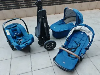 Trío Joie: Cochecito, Capazo y Portabebé