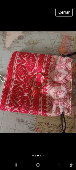 Anillo y pendientes d acero