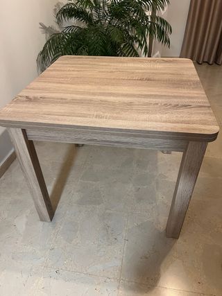 Mesa de comedor extensible madera