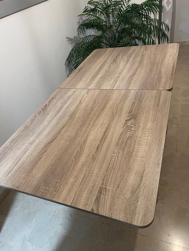 Mesa de comedor extensible madera