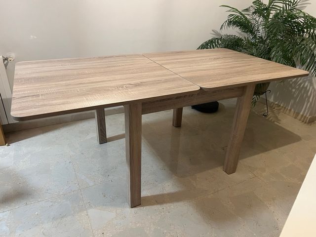Mesa de comedor extensible madera