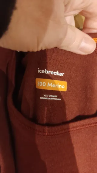 Camiseta Icebreaker Lana Merino  Oasis Crew