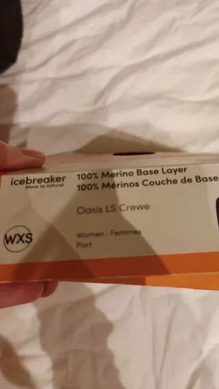 Camiseta Icebreaker Lana Merino  Oasis Crew