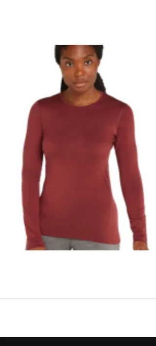 Camiseta Icebreaker Lana Merino  Oasis Crew