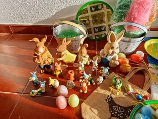 Lote Pascua: Figuras, Huevos y Decoración