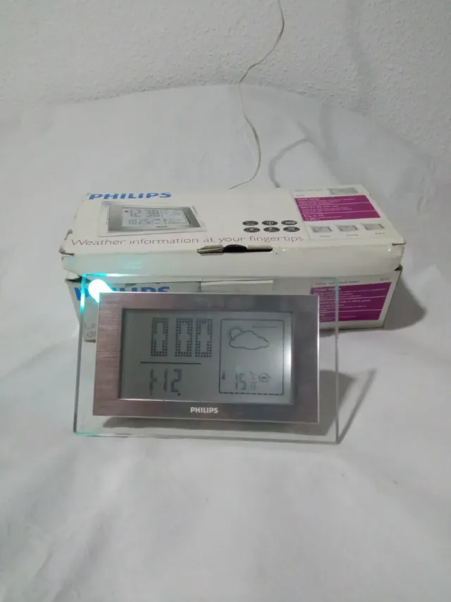 Radio Reloj Meteorológico Philips