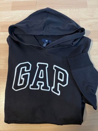 Sudadera Gap Negra con Logo
