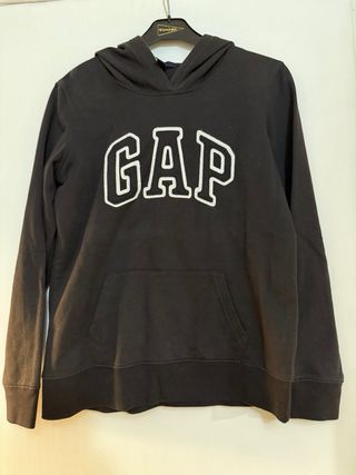 Sudadera Gap Negra con Logo