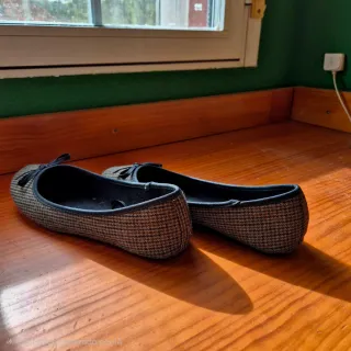 Bailarinas Marypaz tweed lazo negro