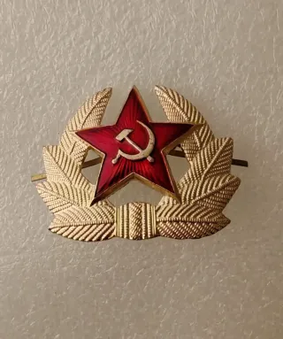 Spilla Sovietica Stella Rossa Martello Falce